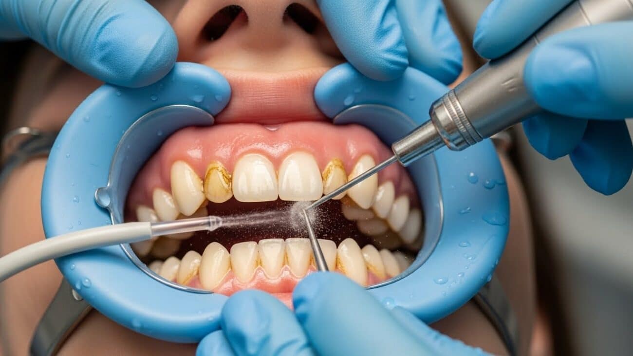 كيفيه ازاله الجير من الاسنان-جوان كلينك