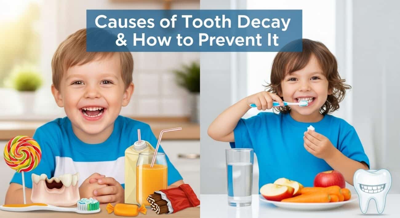 أسباب تسوس الأسنان عند الأطفال